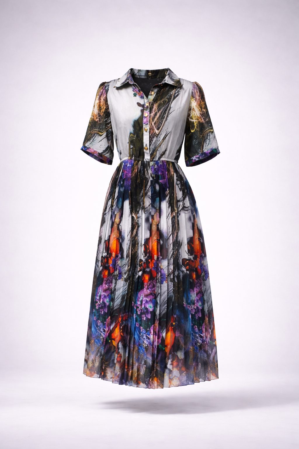 Đầm Maxi Vintage Hai Lớp Limited VH135
