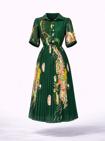 Đầm Maxi Vintage Hai Lớp Limited VH136