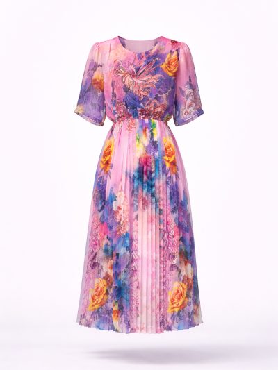 Đầm Maxi Vintage Hai Lớp Limited VH140