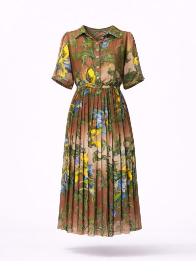 Đầm Maxi Vintage Hai Lớp Limited VH142