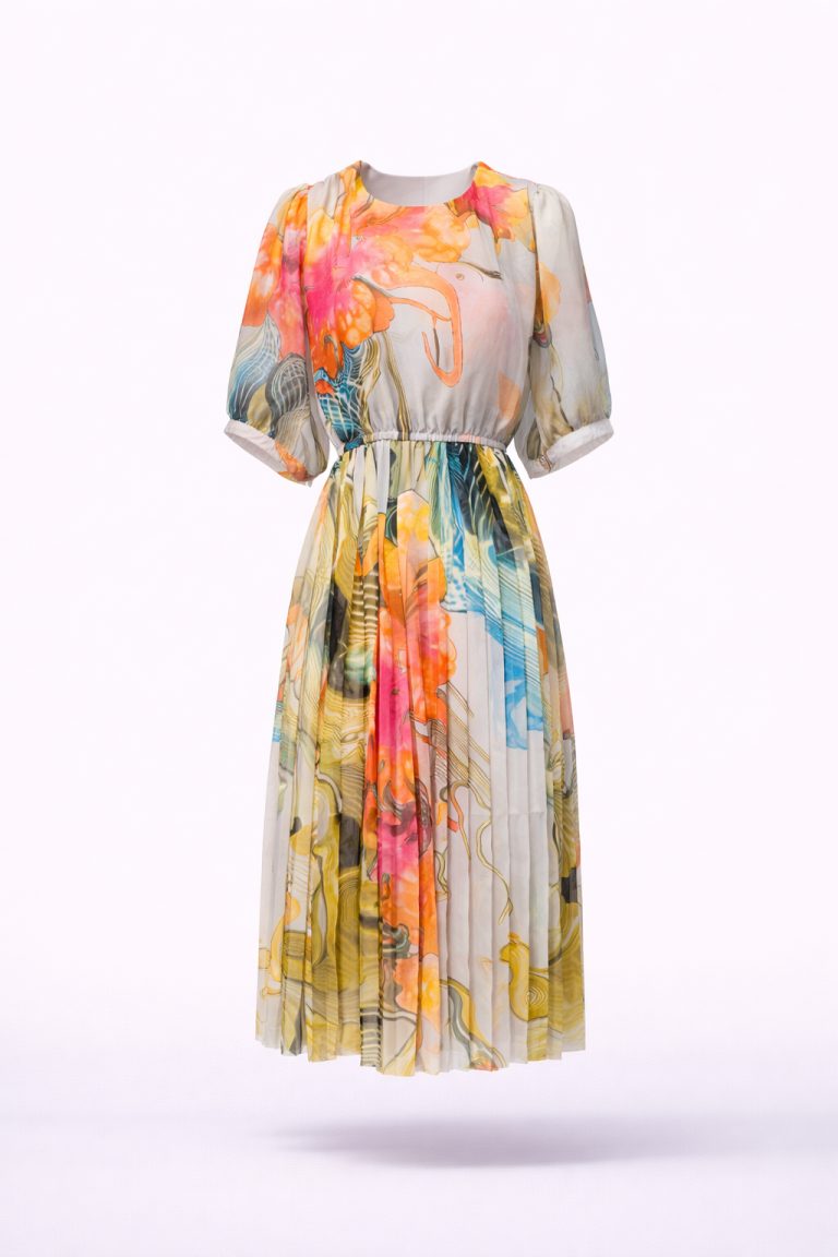Đầm Maxi Vintage Hai Lớp Limited VH156