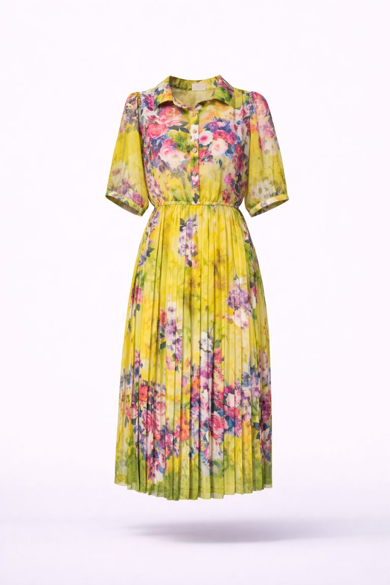 Đầm Maxi Vintage Hai Lớp Limited VH158