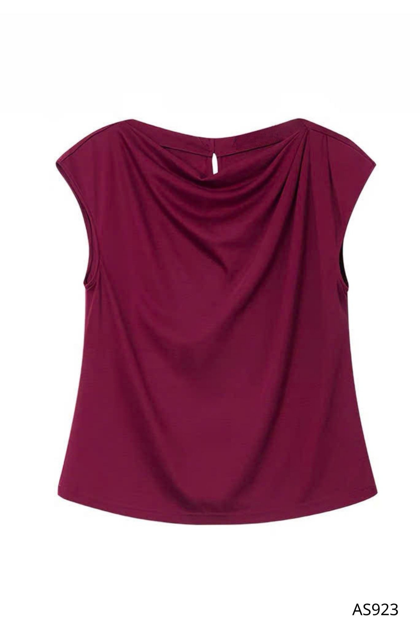 Áo lụa drape cao cấp - AS923 - Ảnh 2