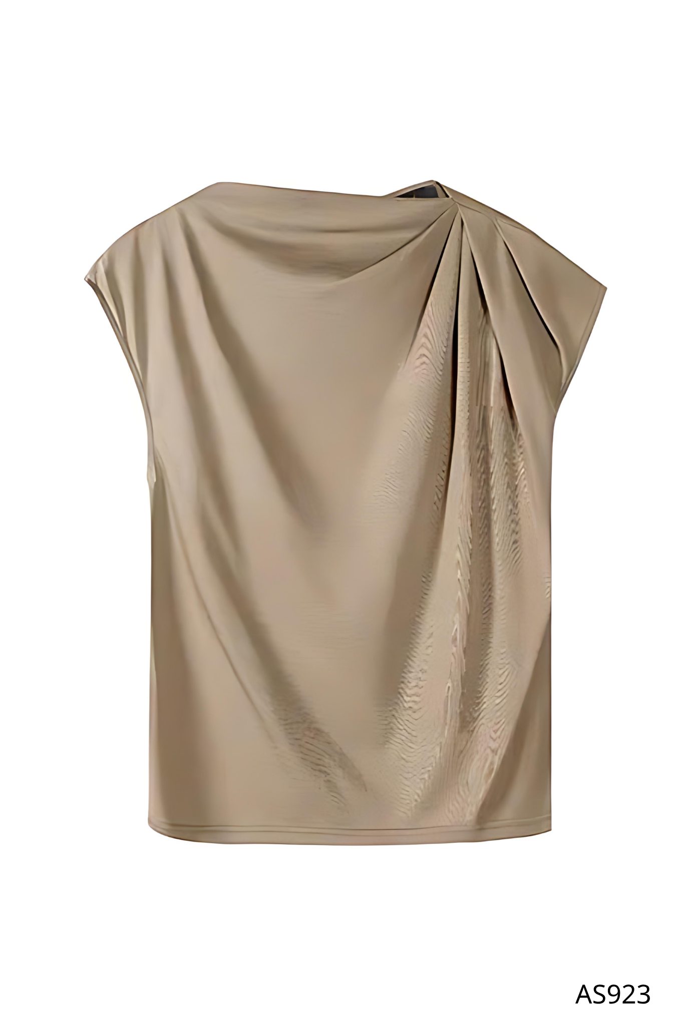 Áo lụa drape cao cấp - AS923 - Ảnh 5