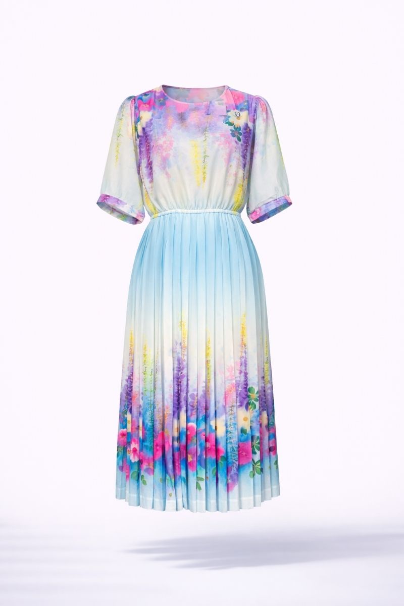 Đầm Maxi Vintage Hai Lớp Limited VH31