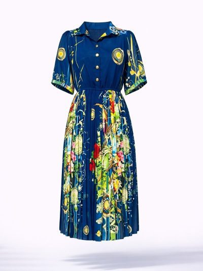Đầm Maxi Vintage Hai Lớp Limited VH32