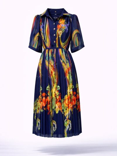Đầm Maxi Vintage Hai Lớp Limited VH34