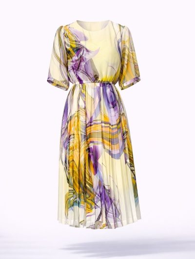 Đầm Maxi Vintage Hai Lớp Limited VH35
