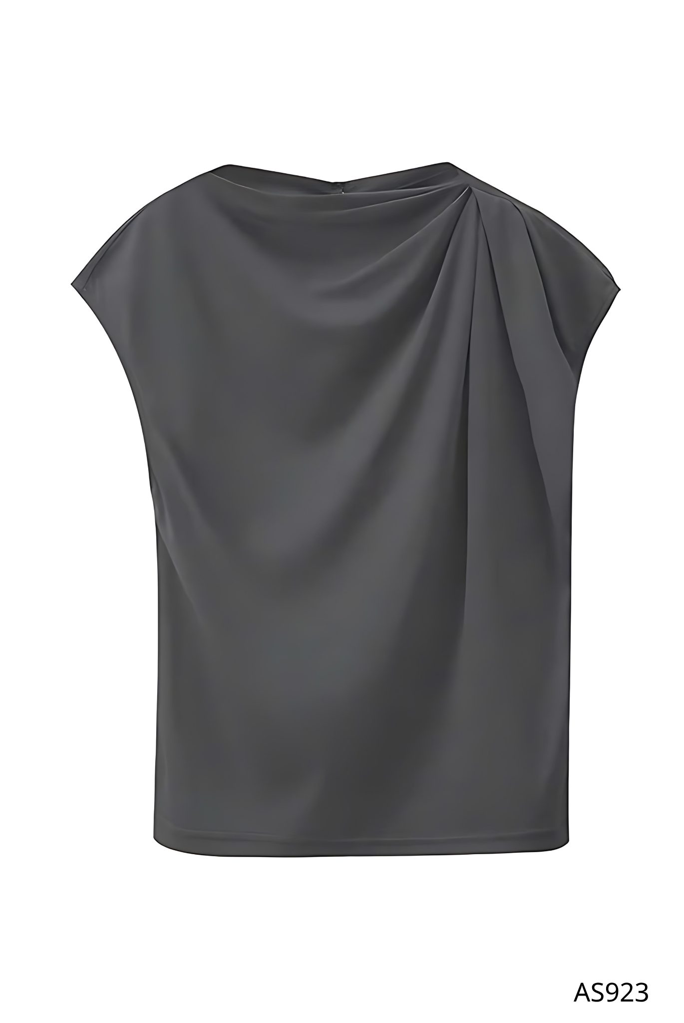 Áo lụa drape cao cấp - AS923 - Ảnh 4