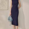 Đầm Classic Navy Charm, Dk9124