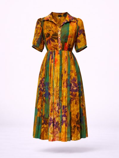 Đầm Maxi Vintage Hai Lớp Limited VH58