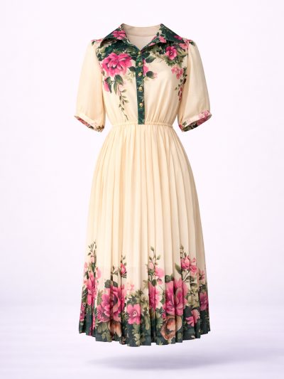 Đầm Maxi Vintage Hai Lớp Limited VH59