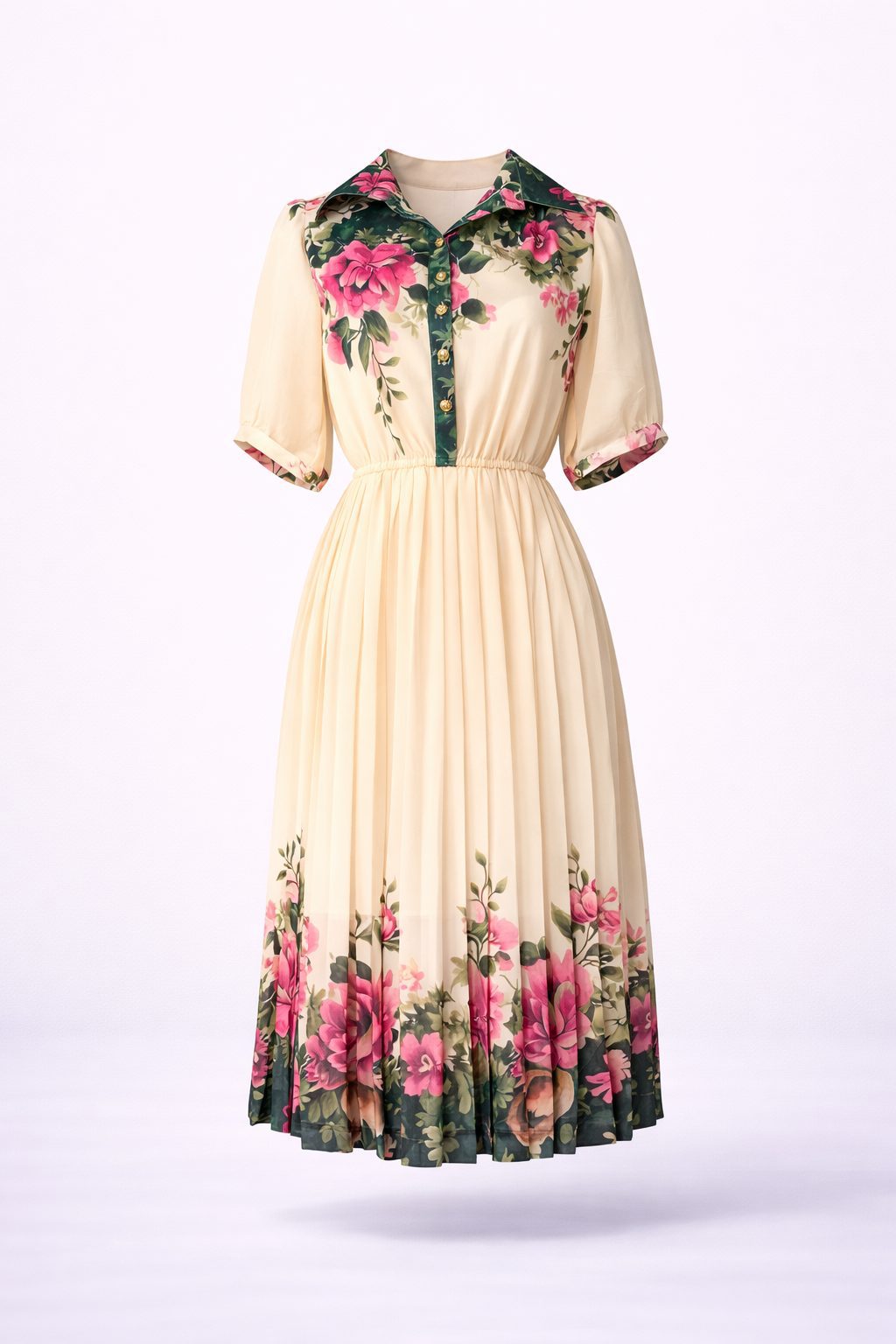Đầm Maxi Vintage Hai Lớp Limited VH59