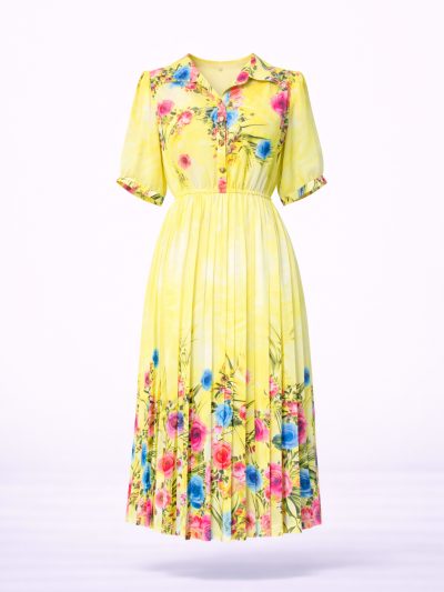 Đầm Maxi Vintage Hai Lớp Limited VH64