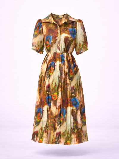 Đầm Maxi Vintage Hai Lớp Limited VH66