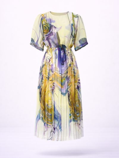 Đầm Maxi Vintage Hai Lớp Limited VH70