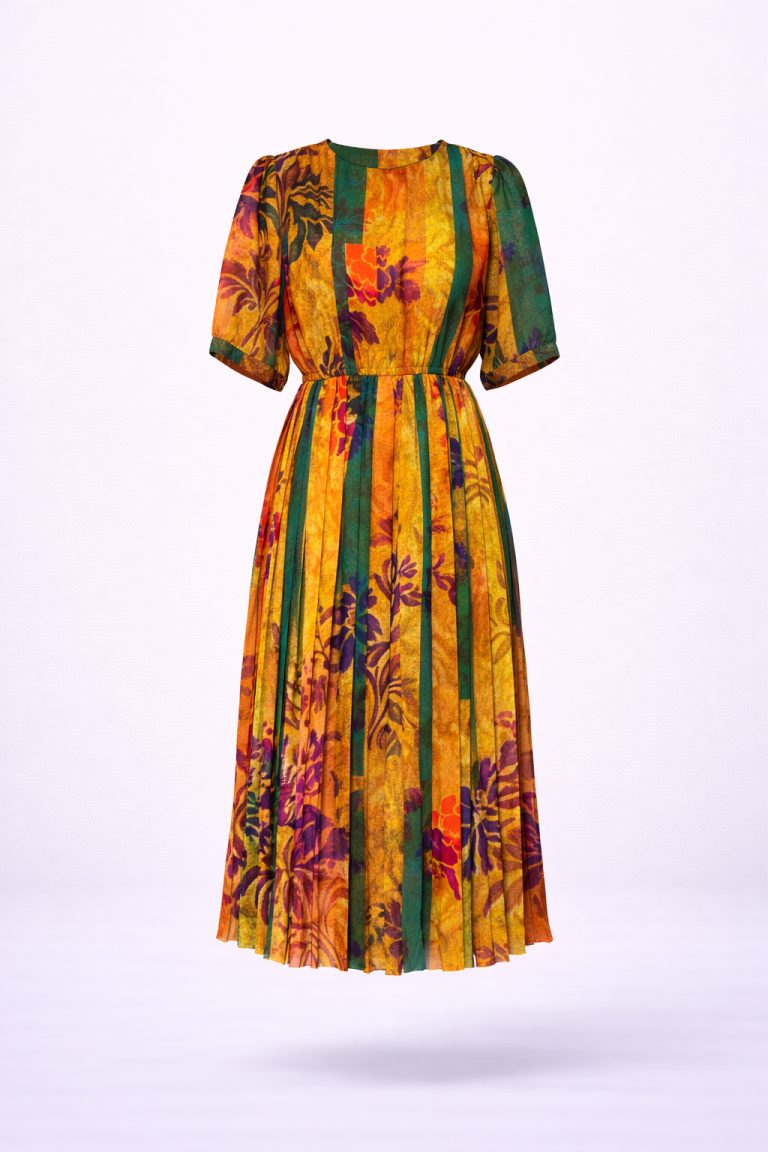 Đầm Maxi Vintage Hai Lớp Limited VH71