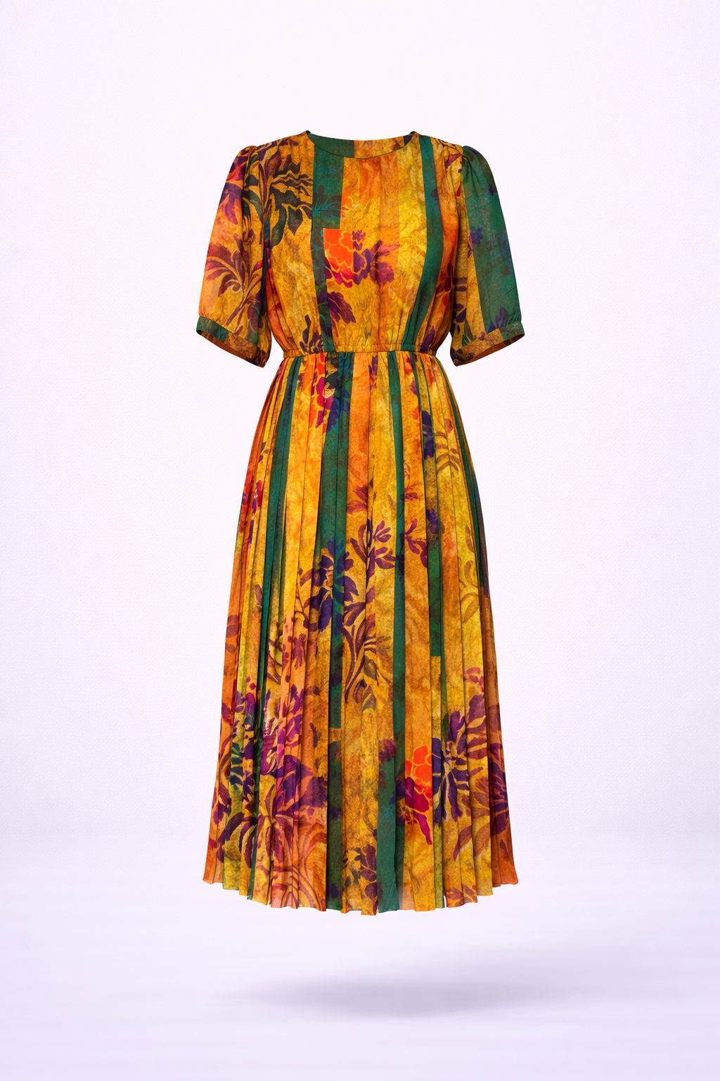 Đầm Maxi Vintage Hai Lớp Limited VH71