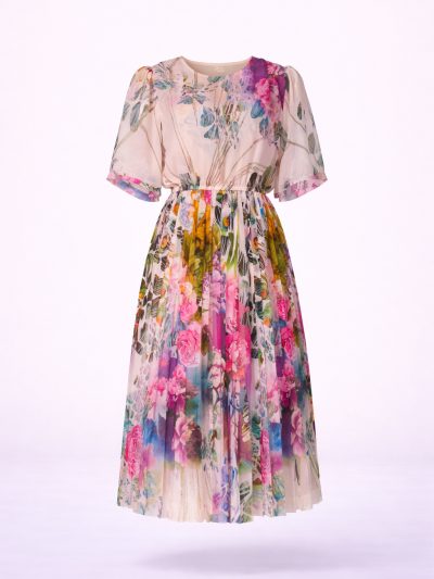 Đầm Maxi Vintage Hai Lớp Limited VH73