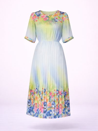Đầm Maxi Vintage Hai Lớp Limited VH76