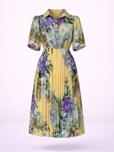 Đầm Maxi Vintage Hai Lớp Limited VH77