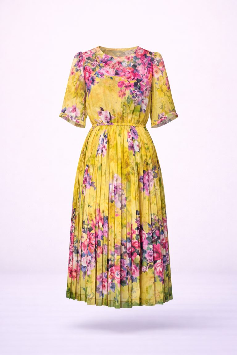 Đầm Maxi Vintage Hai Lớp Limited VH78