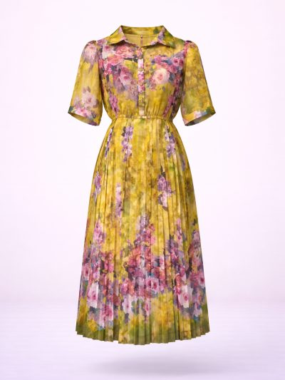 Đầm Maxi Vintage Hai Lớp Limited VH80