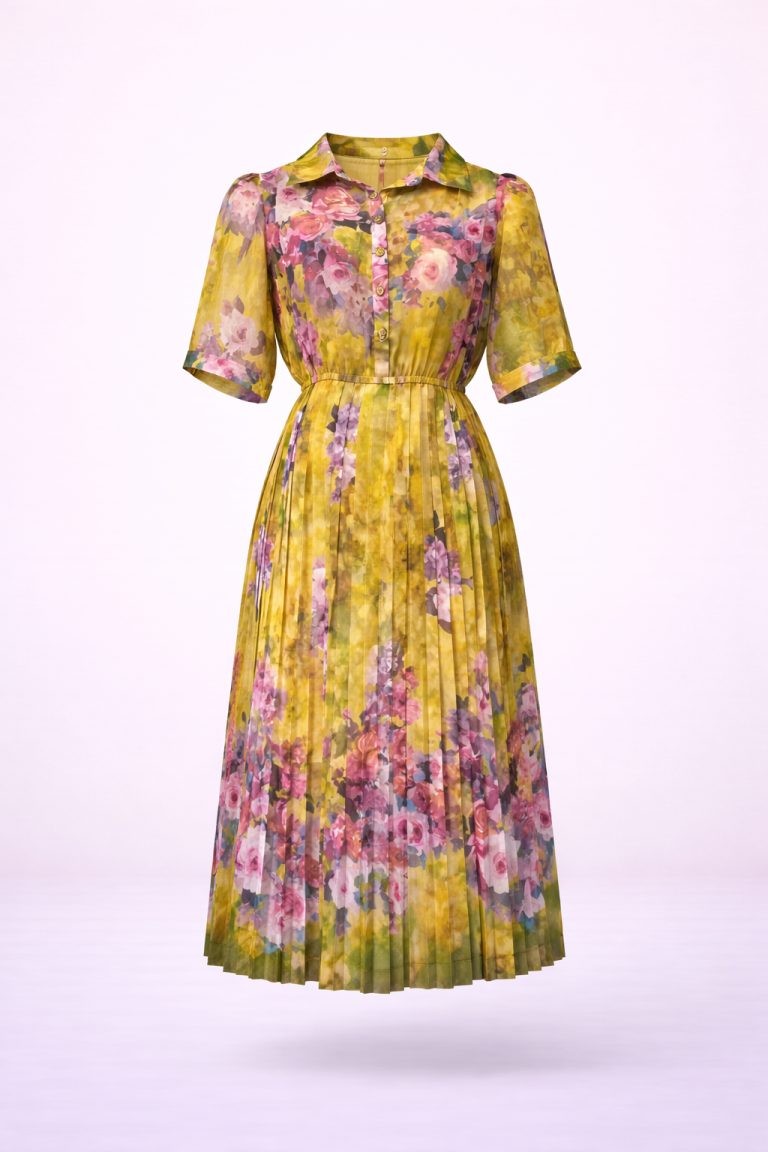 Đầm Maxi Vintage Hai Lớp Limited VH80