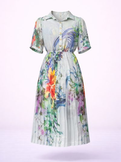 Đầm Maxi Vintage Hai Lớp Limited VH81