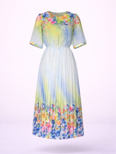 Đầm Maxi Vintage Hai Lớp Limited VH82
