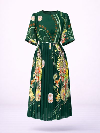 Đầm Maxi Vintage Hai Lớp Limited VH84