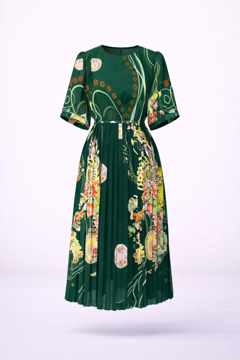Đầm Maxi Vintage Hai Lớp Limited VH84