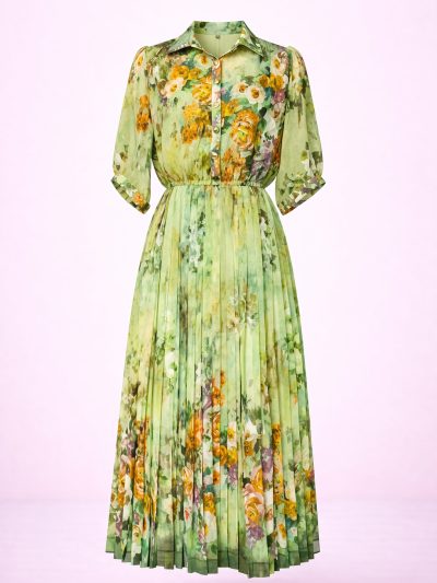 Đầm Maxi Vintage Hai Lớp Limited VH86