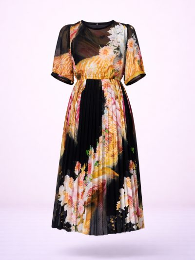 Đầm Maxi Vintage Hai Lớp Limited VH87