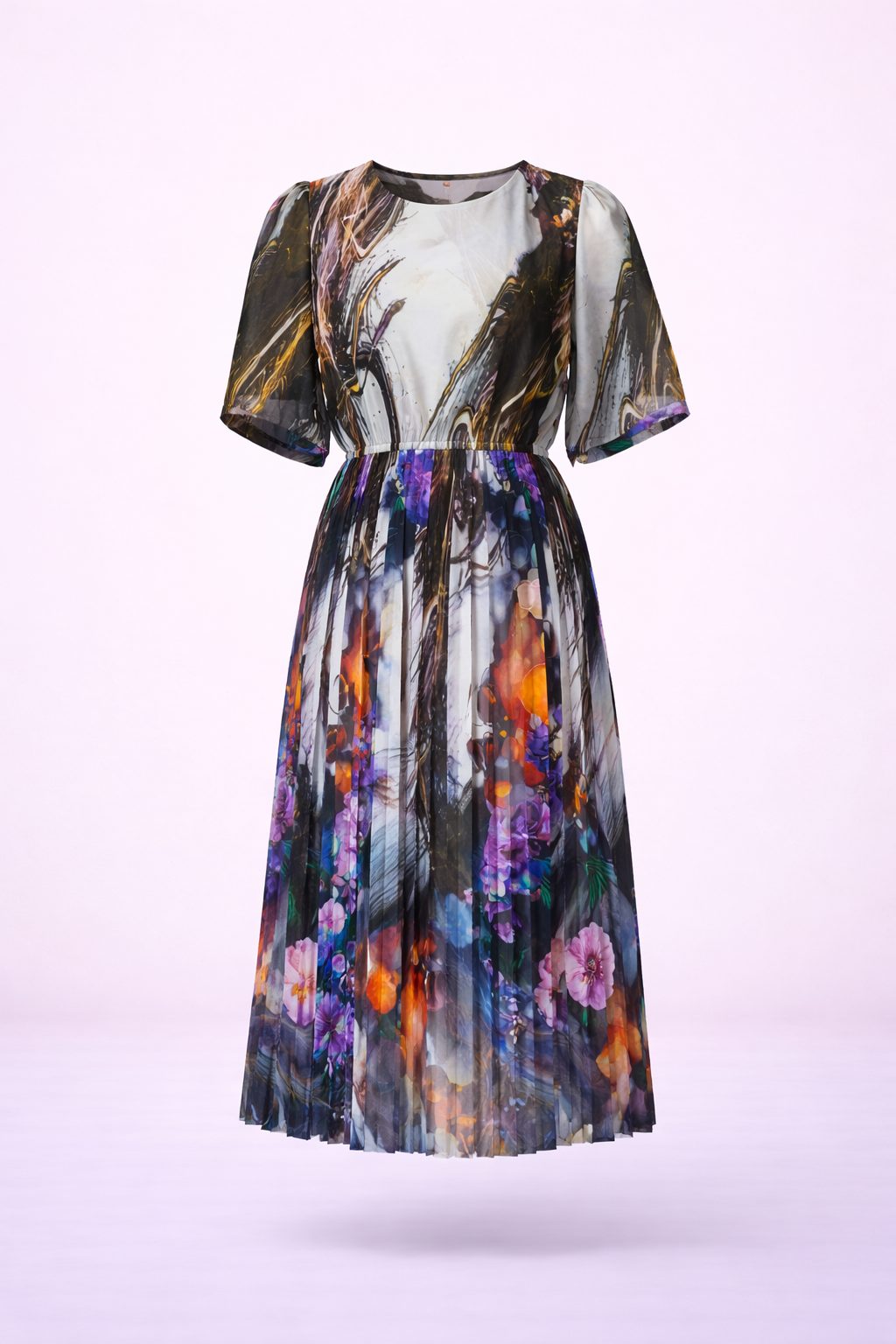 Đầm Maxi Vintage Hai Lớp Limited VH89