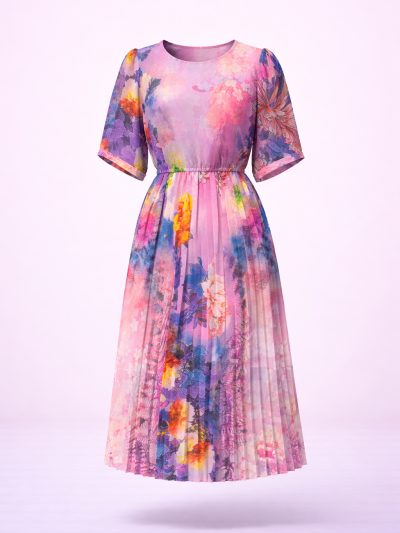 Đầm Maxi Vintage Hai Lớp Limited VH90