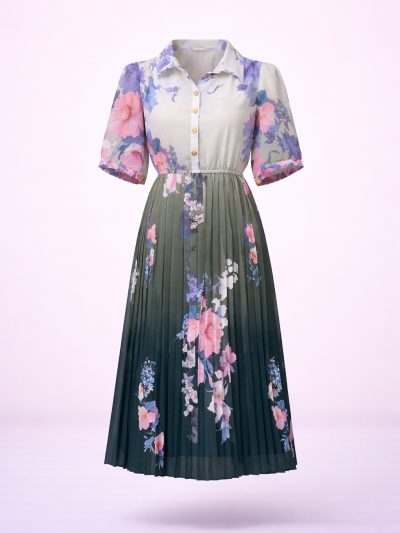 Đầm Maxi Vintage Hai Lớp Limited VH91