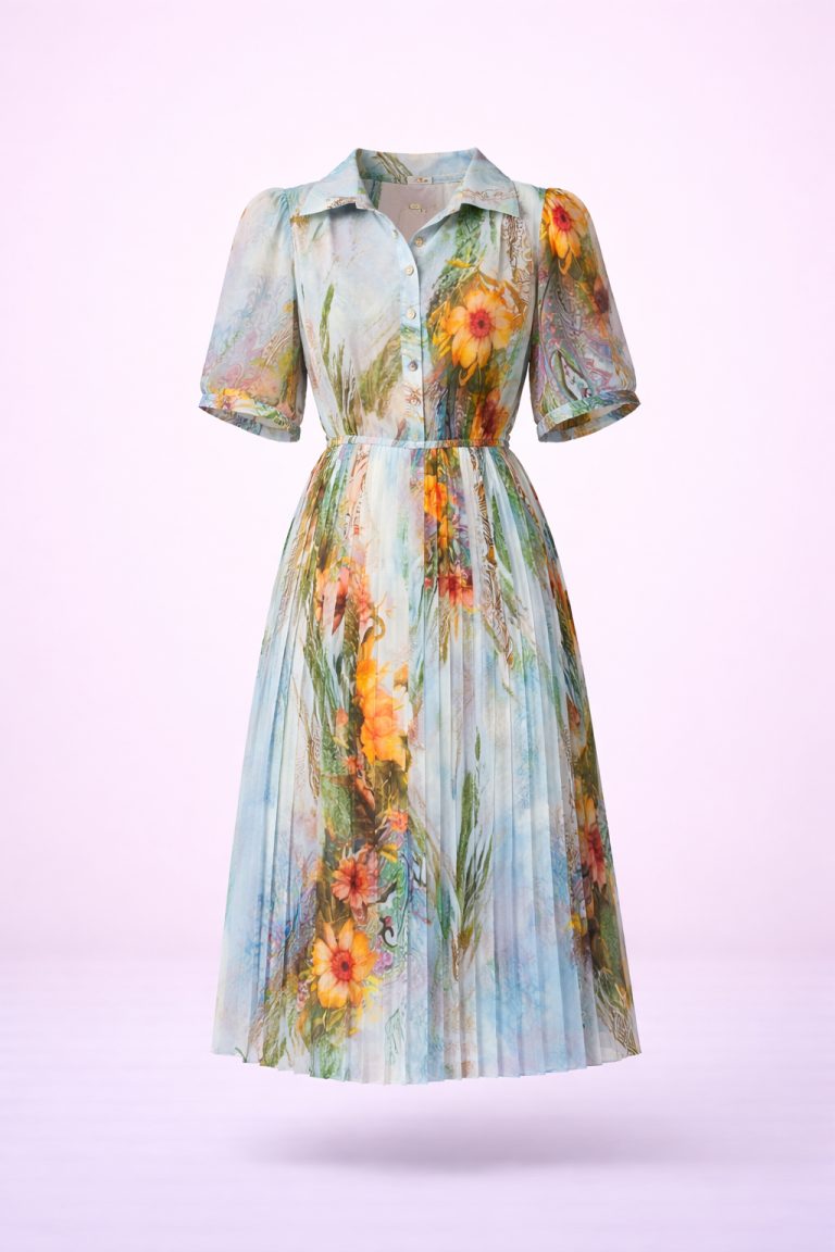 Đầm Maxi Vintage Hai Lớp Limited VH94
