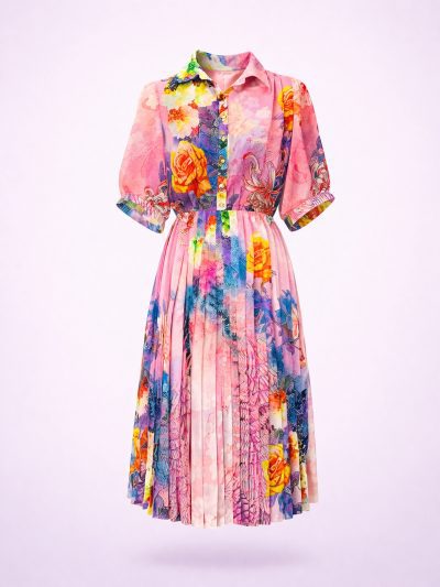 Đầm Maxi Vintage Hai Lớp Limited VH95