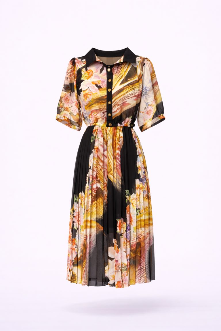 Đầm Maxi Vintage Hai Lớp Limited VH99