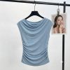 Áo Dáng Đổ Thanh Lịch Drape Grace Top - AS927