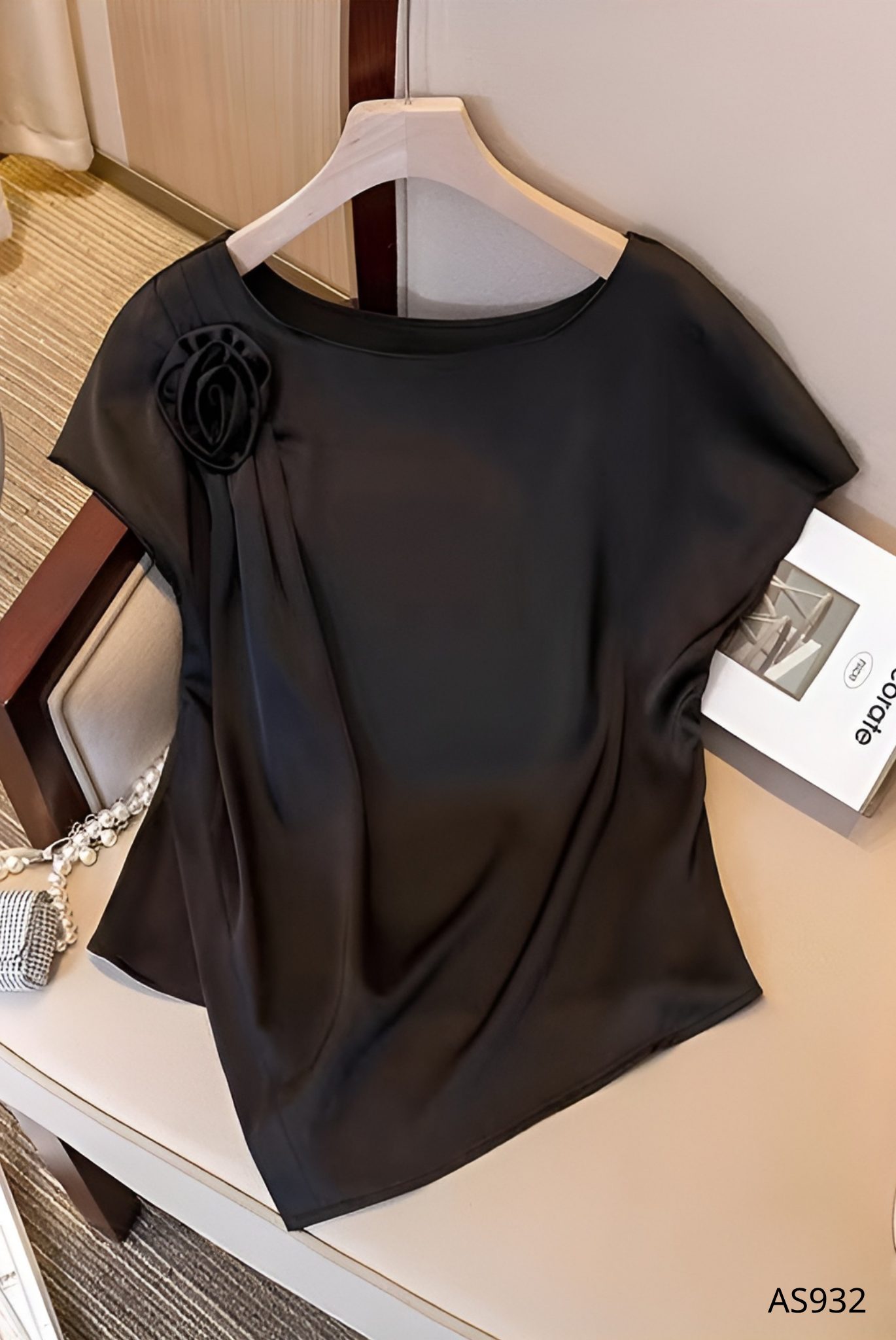 Áo Opaline rũ mềm cao cấp - AS932 - Ảnh 4