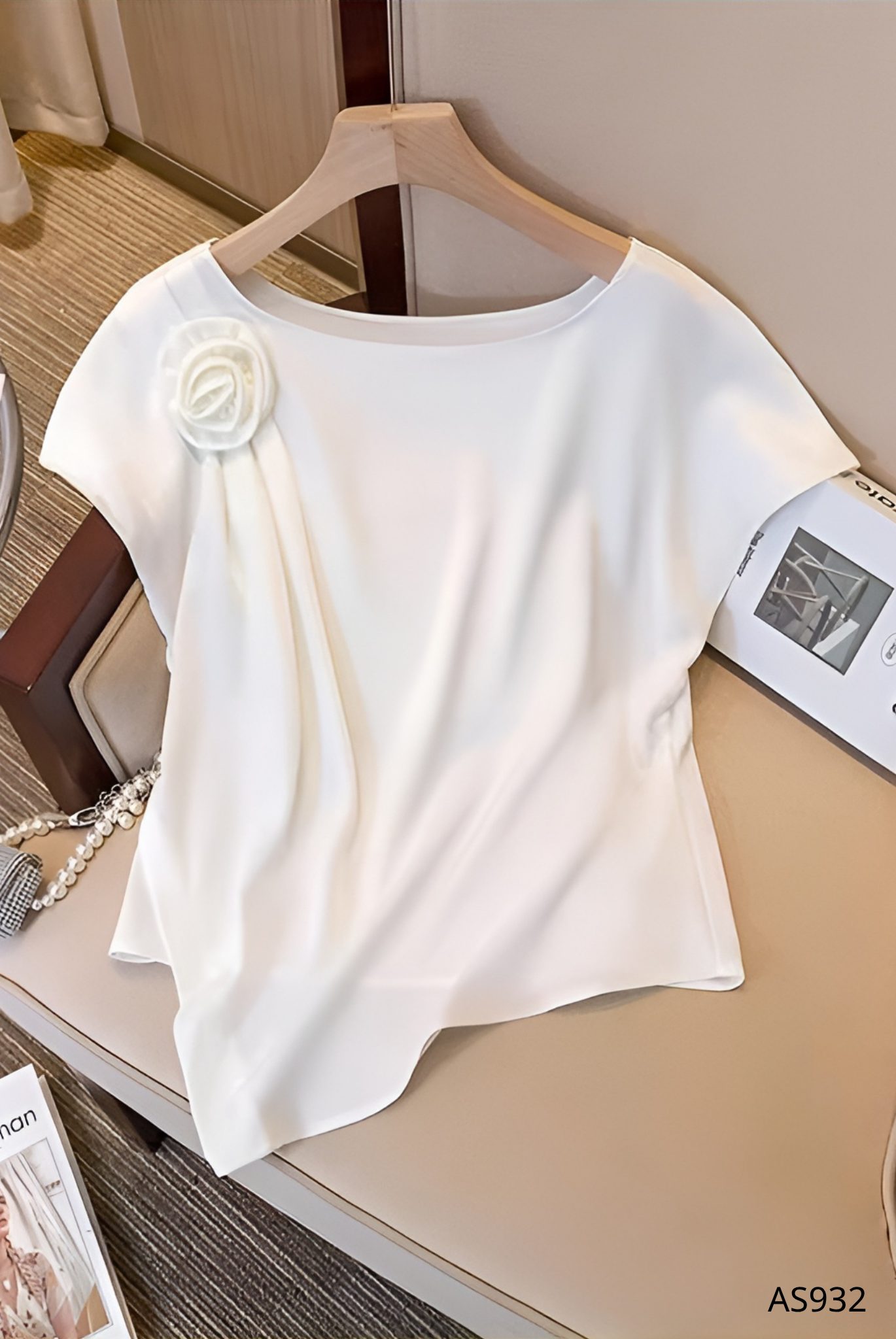 Áo Opaline rũ mềm cao cấp - AS932 - Ảnh 6