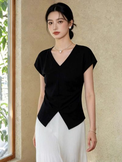 Áo Cổ V Dáng Ôm Thanh Lịch - AS934