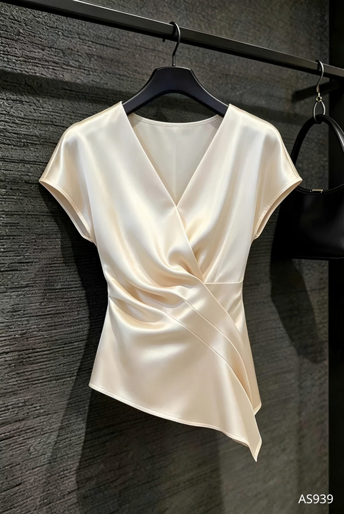 Áo Satin Blouse cao cấp - AS939 - Ảnh 3