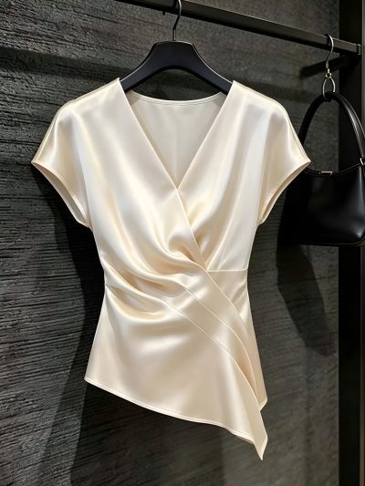Áo Satin Blouse cao cấp - AS939