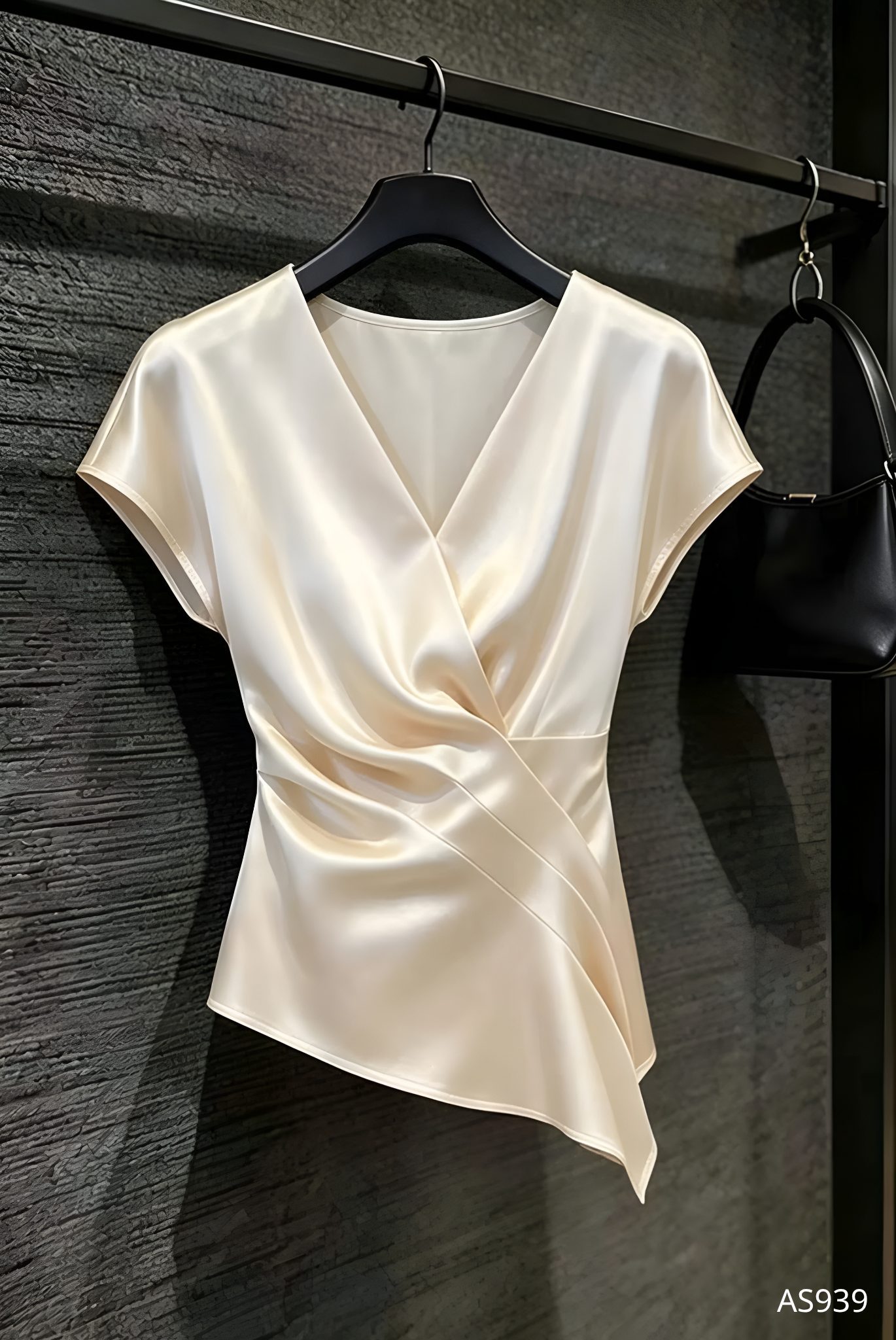 Áo Satin Blouse cao cấp - AS939