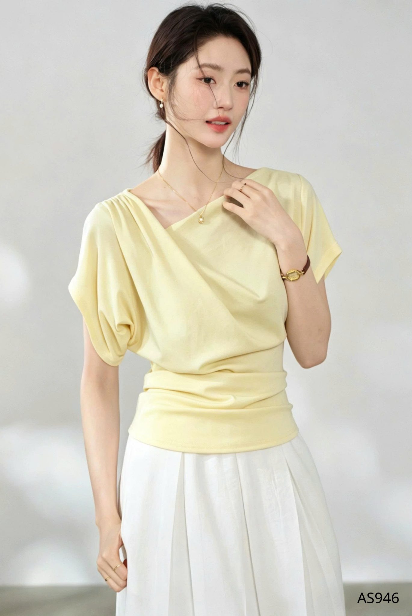 Áo Lệch Vai Velora Thanh Lịch - AS946 - Ảnh 2