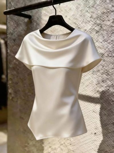 Áo Blouse Cổ Đổ Thanh Lịch - AS963