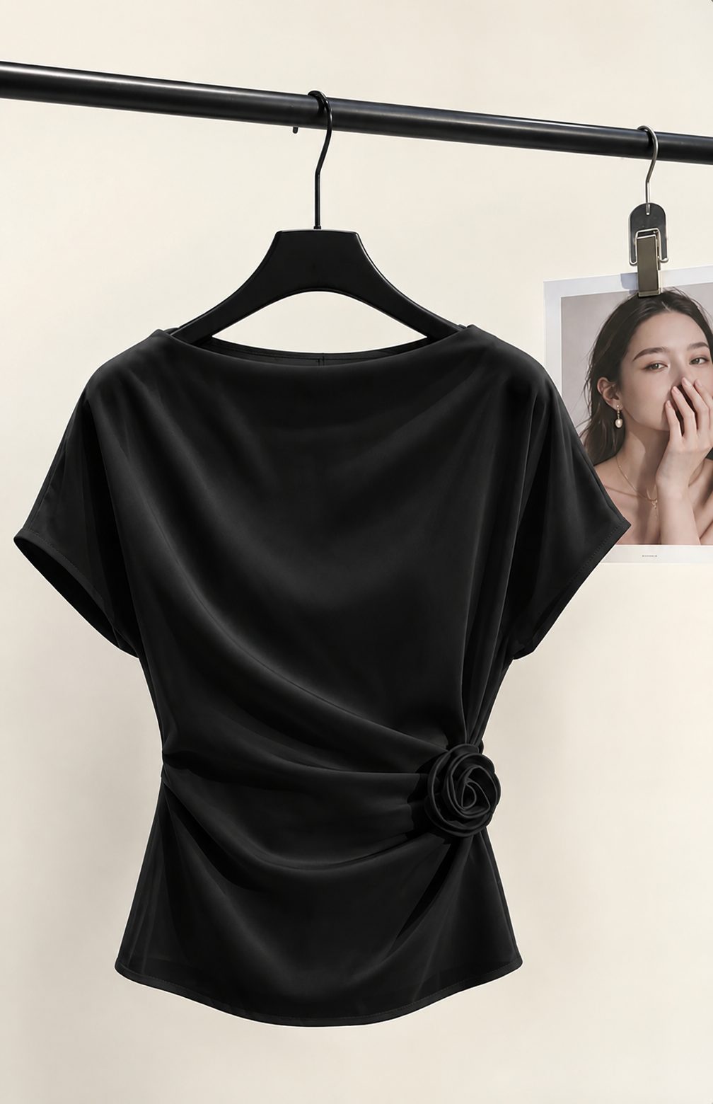 Áo Cổ Thuyền Nhún Eo Tinh Tế - AS961 - Ảnh 3